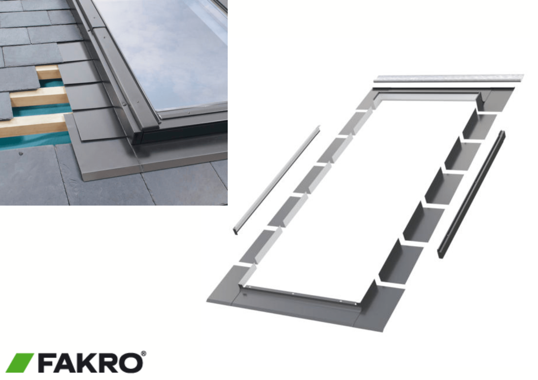 InsulationUK.co.uk Fakro Standard Flashing Kit ELV Non interlocking Slates up to 10mm Fakro Standard Flashing Kit ELV Non interlocking Slates up to 10mm | insulationuk.co.uk