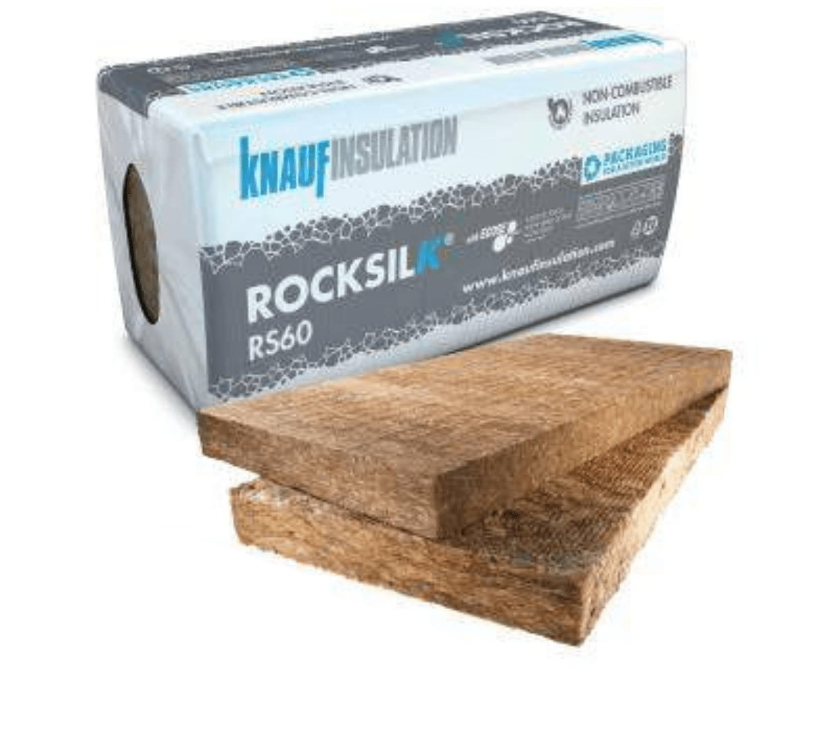 Knauf 600 x 1200 x 25mm (12.92m2/ Pack) - 18 slabs Knauf Earthwool / Rocksilk Building Slab - RS60 5012061827378 IUK00876 Knauf Earthwool Building Slab - RS45 | insulationuk.co.uk