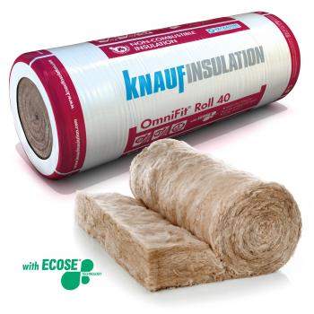 Knauf Insulation 100mm (8.16m2) Knauf Insulation OMNIFIT® Roll 40