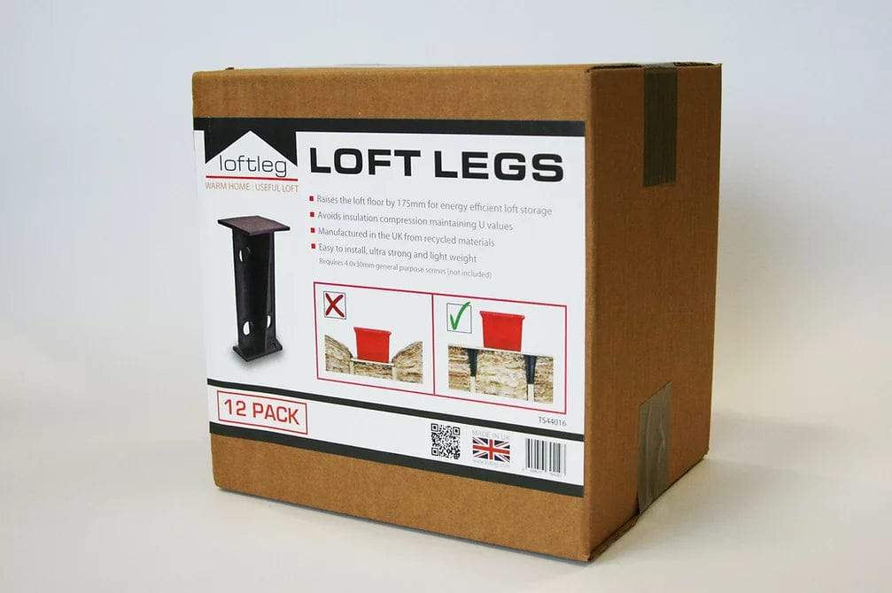 Loftleg Loft Leg Raised Floor Loft Legs 175mm Pack x 12 IUK01059