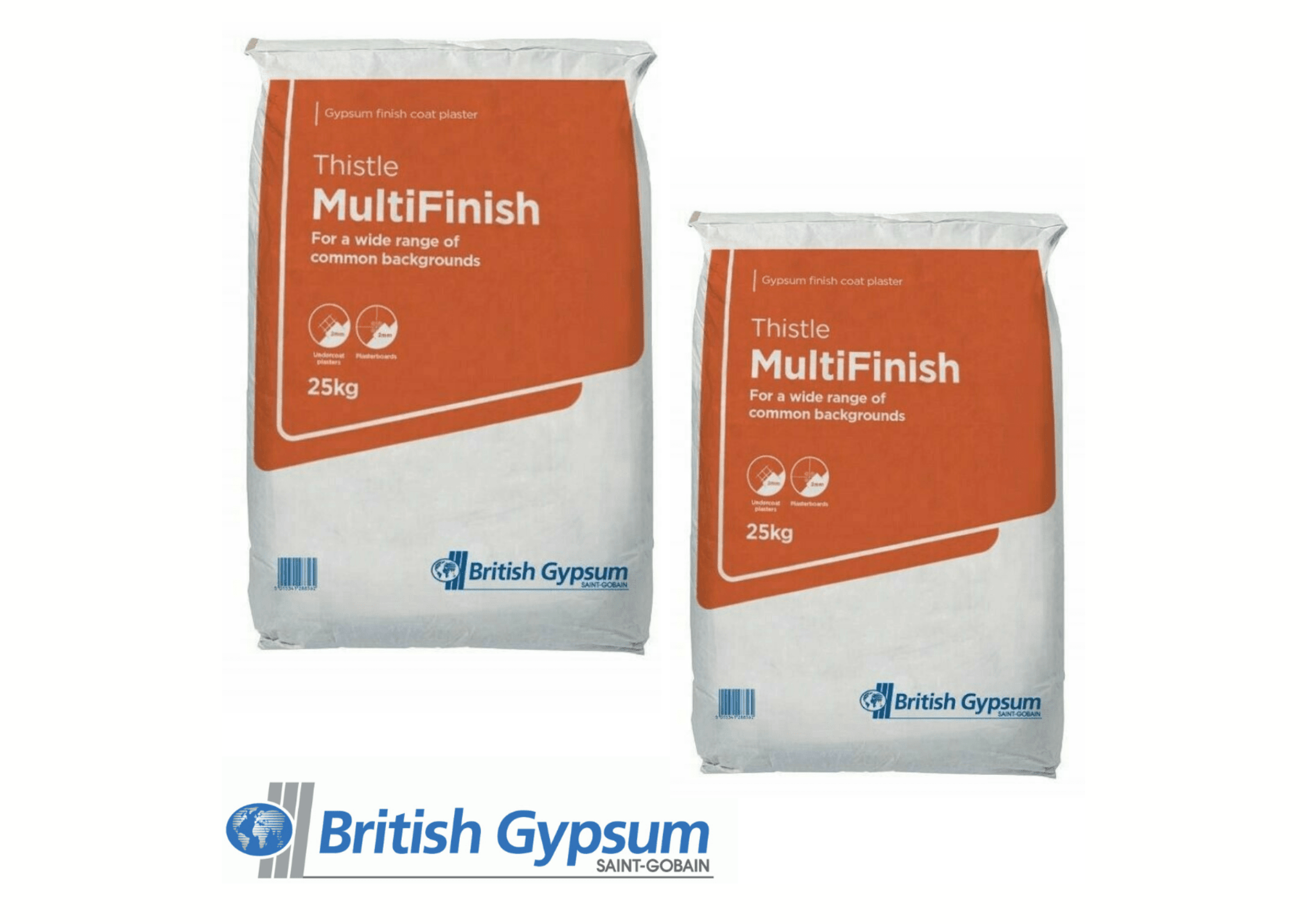 British Gypsum 25kg Bag Multi Finish Plaster - Thistle 25kg IUK01248 Multi Finish Plaster - Thistle 25kg | insulationuk.co.uk