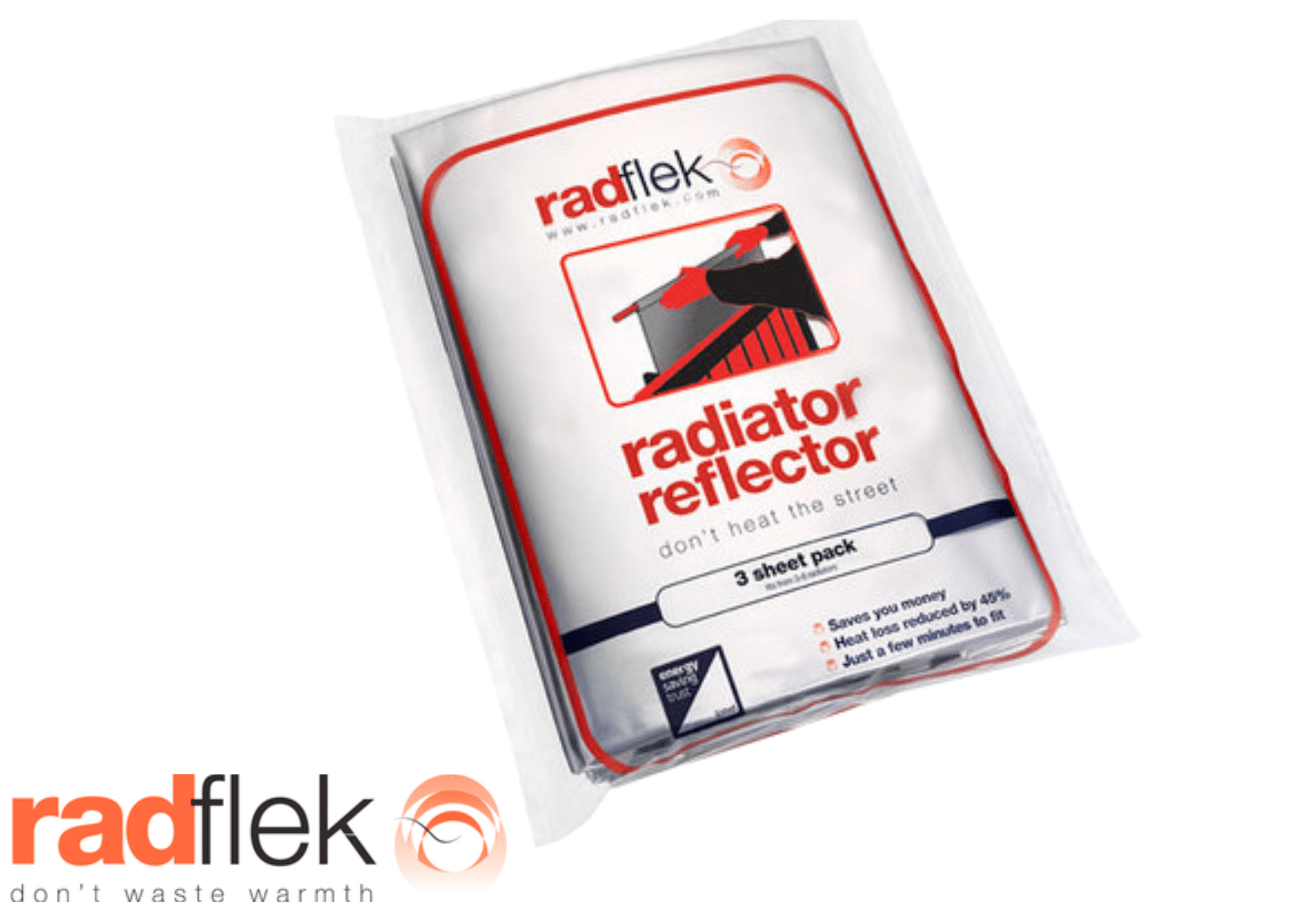 Radflek Radflek - Energy Saving Radiator Reflector Radflex - Energy Saving Radiator Reflector | insulationuk.co.uk